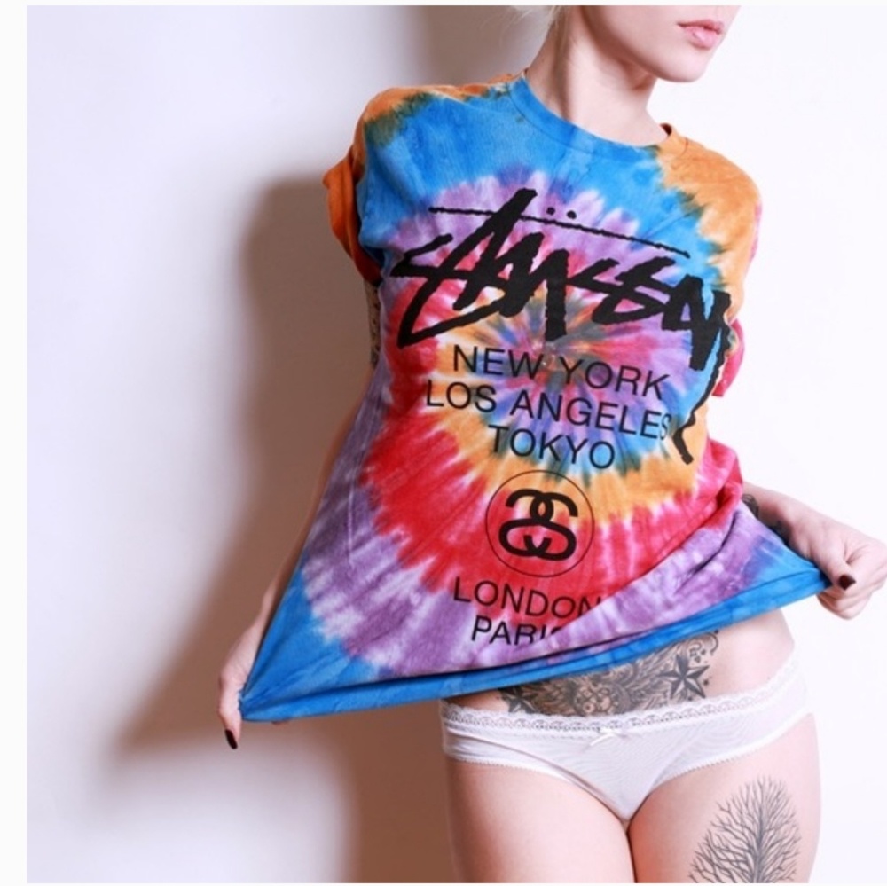 Urban Outfitters Stussy Tie Dye T-Shirt